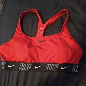 Nike Women's Vibrant Red Sports Bra